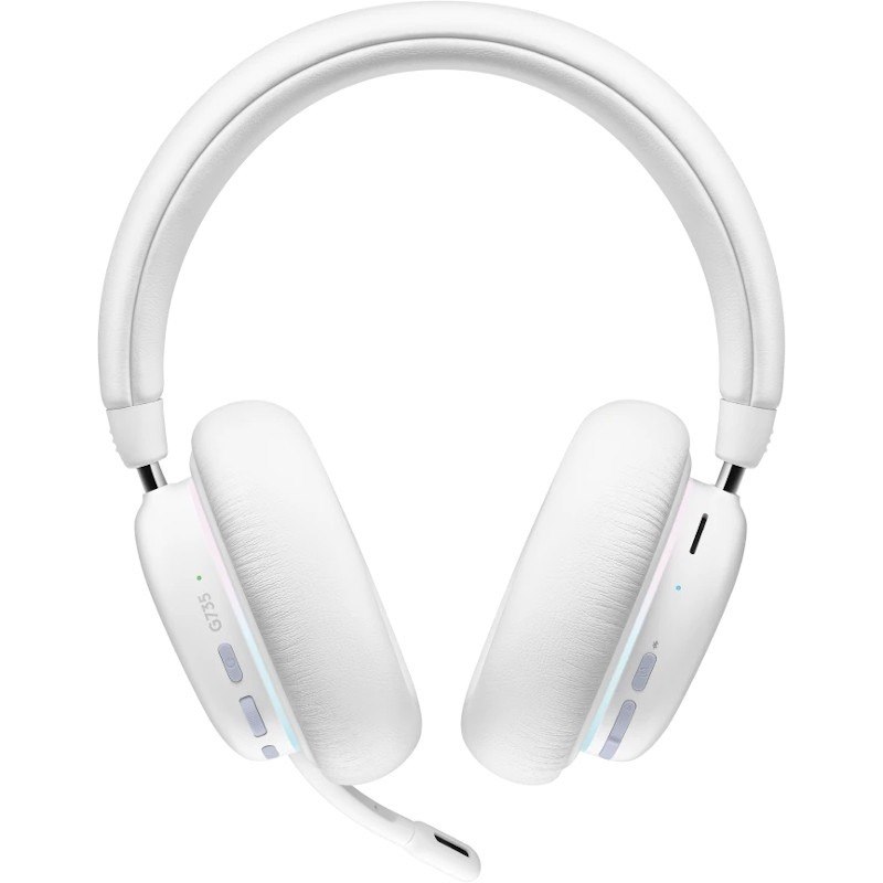 Logitech G735 Wireless Over-the-head Stereo Gaming Headset - White Mist