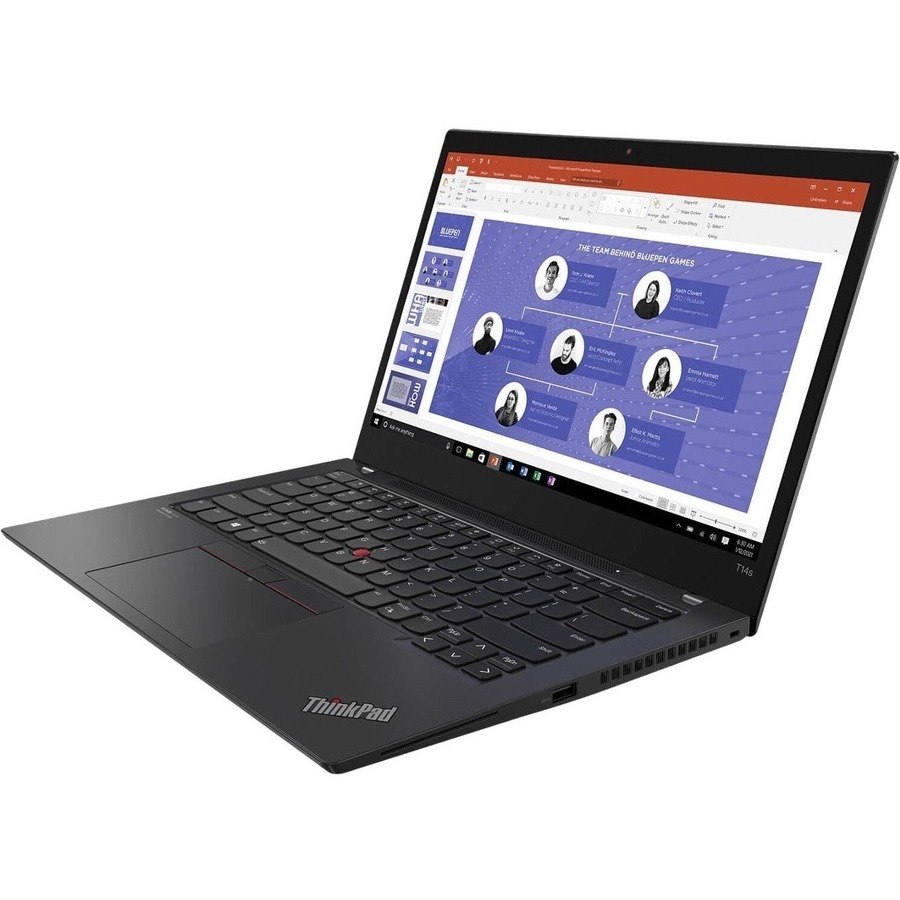 Lenovo ThinkPad T14s Gen 2 20XF0076US 14" Notebook - Full HD - AMD Ryzen 7 PRO 5850U - 16 GB - 512 GB SSD - English Keyboard - Villi Black