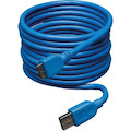 Tripp Lite USB 3.0 SuperSpeed Device Cable (A to Micro-B M/M) Blue 10 ft. (3.05 m)