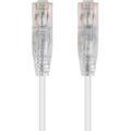 Monoprice SlimRun Cat6 28AWG UTP Ethernet Network Cable, 2ft White