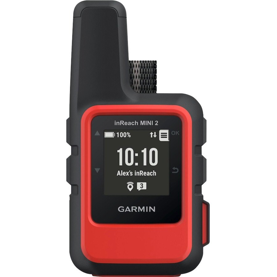 Garmin inReach Mini 2 Handheld GPS Navigator - Flame Red - Rugged - Portable, Handheld