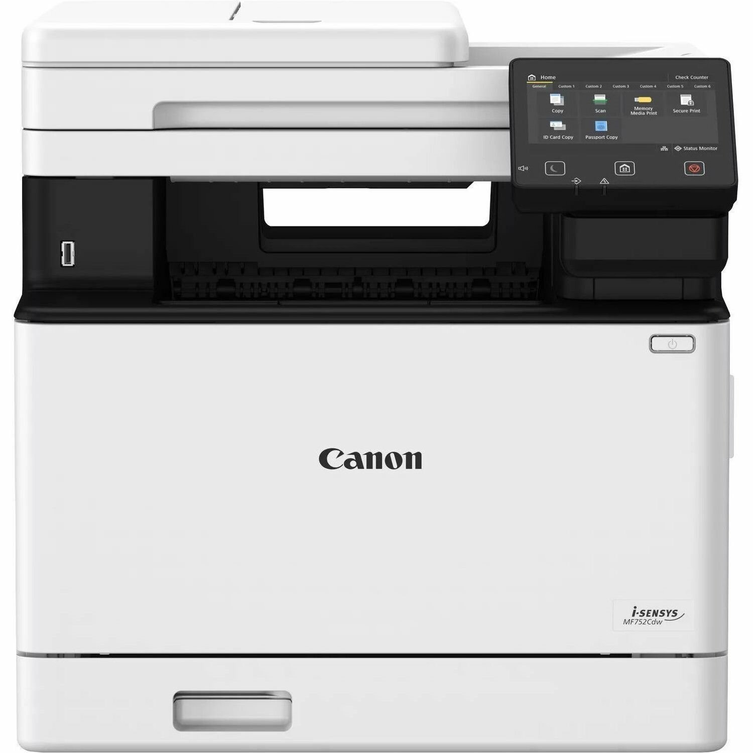 Canon i-SENSYS MF752Cdw Wired & Wireless Laser Multifunction Printer - Colour - Grey