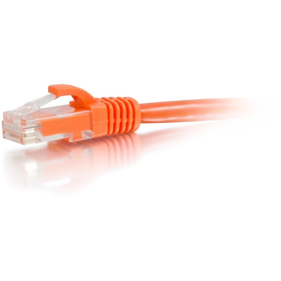 C2G 8ft Cat6a Snagless Unshielded (UTP) Ethernet Patch Cable - Orange