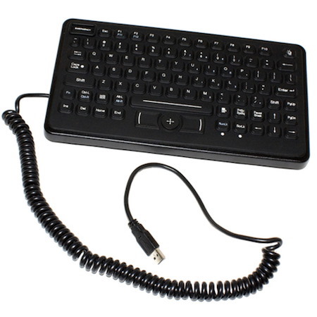 Datalogic 95ACC1330 Keyboard - Cable Connectivity - USB Interface - QWERTY Layout - Black