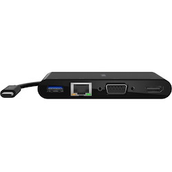 Belkin USB-C Multiport Adapter, USB-C to HDMI - USB A 3.0 - VGA - Ethernet, up 4k Resolution