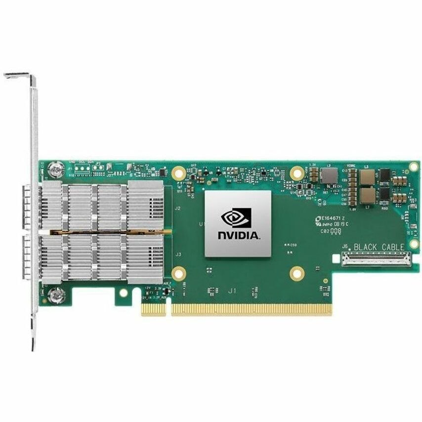 NVIDIA ConnectX-6 100Gigabit Ethernet Card - 100GBase-X - QSFP56 - Plug-in Card