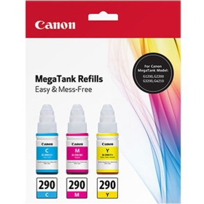Canon GI-290 CMY Ink Bottle Value Pack