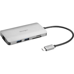 Kensington UH1400P USB Type C Docking Station for Notebook/Tablet/Smartphone/Monitor - Memory Card Reader - SD - 85 W - Portable