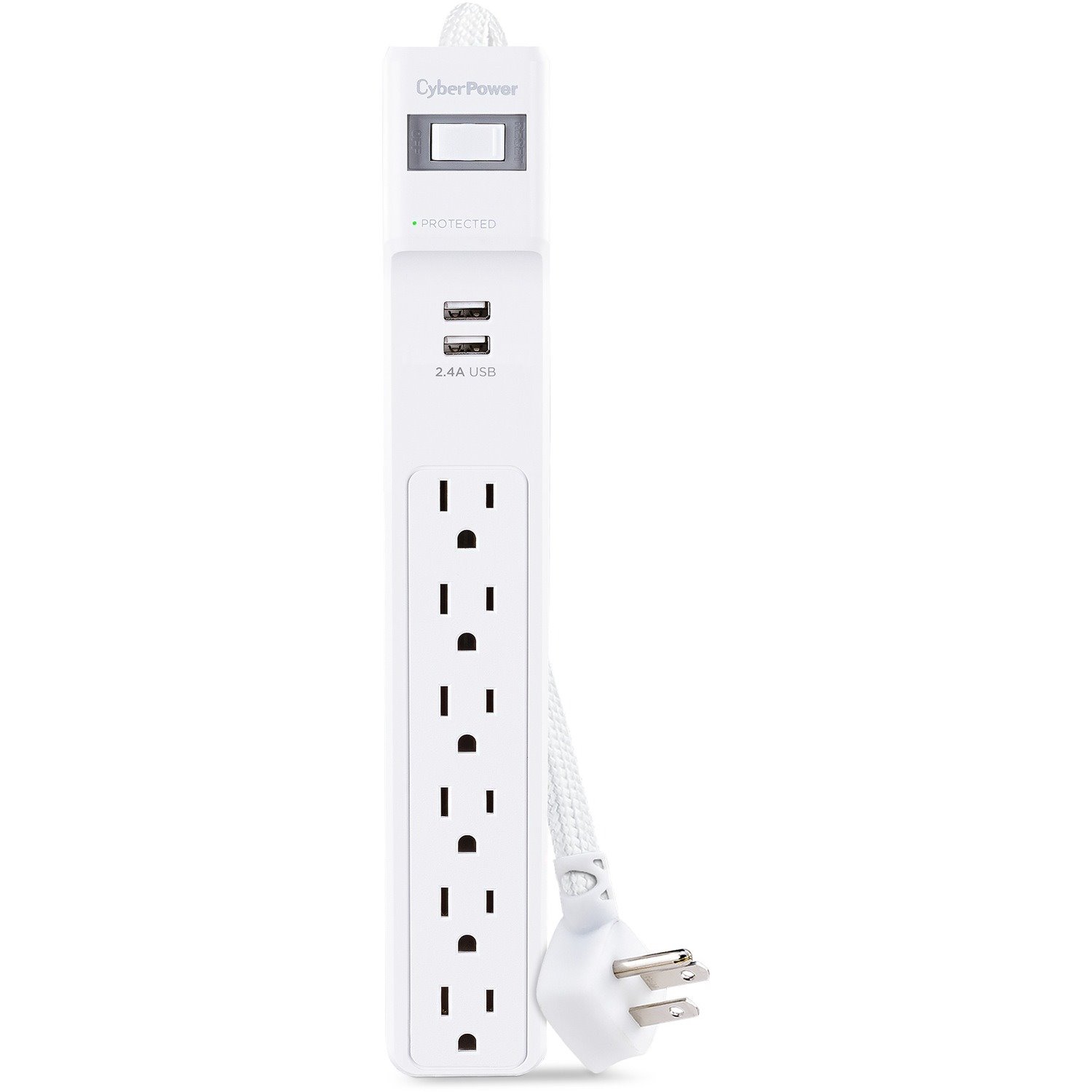 CyberPower Home Office P606URC2 6-Outlet Surge Suppressor/Protector