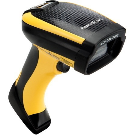 Datalogic PowerScan PD9130 Handheld Barcode Scanner - Cable Connectivity - Yellow