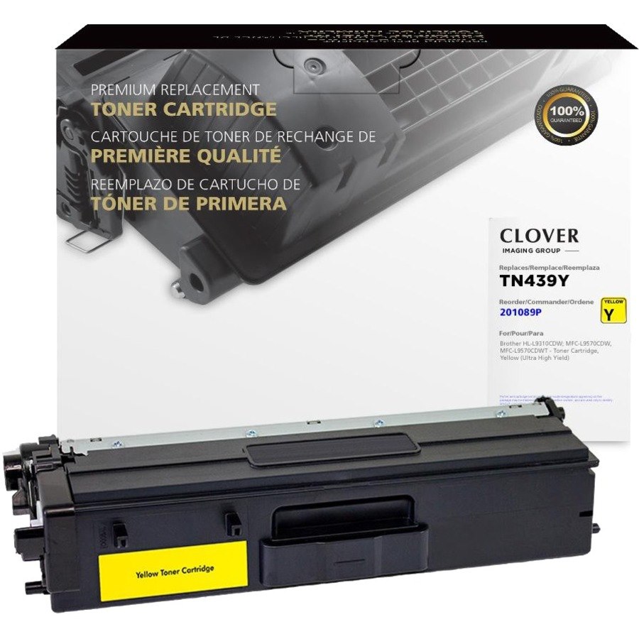 CIG Remanufactured Ultra High Yield Laser Toner Cartridge - Alternative for Brother TN439Y (TN439Y) - Yellow Each