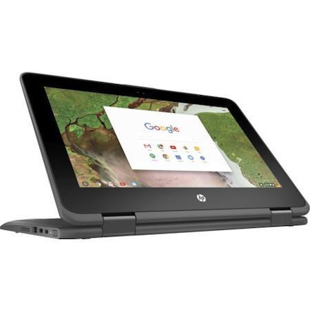 HP x360 11 G1 EE 11.6" Touchscreen Convertible 2 in 1 Chromebook - 1366 x 768 - Intel Celeron N3350 Dual-core (2 Core) 1.10 GHz - 8 GB Total RAM - 32 GB Flash Memory