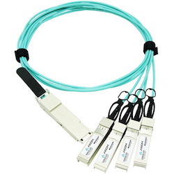 Axiom 100GBASE-AOC QSFP28 to 4 SFP28 Active Optical Cable Cisco Compatible 20m
