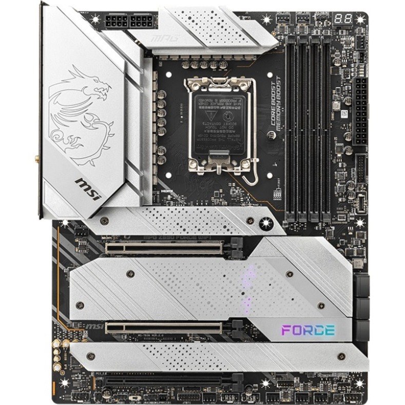 MSI MPG Z690 FORCE WIFI Desktop Motherboard - Intel Chipset - Socket LGA-1700 - Intel Optane Memory Ready - ATX