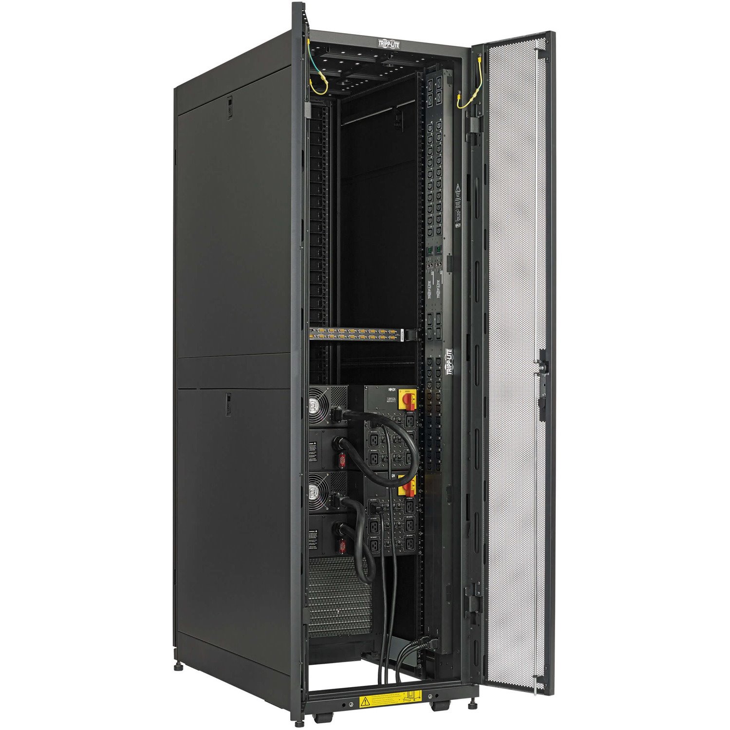 Tripp Lite by Eaton EdgeReady&trade; Micro Data Center - 30U, (2) 10 kVA UPS Systems (N+N), Network Management and Dual PDUs, 208/240V or 230V Assembled/Tested Unit
