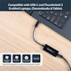 StarTech.com USB C to Gigabit Ethernet Adapter - Thunderbolt 3 - 10/100/1000Mbps - Black