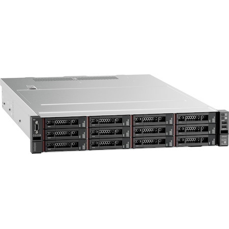 Lenovo ThinkSystem SR550 7X04A07ZAU 2U Rack Server - 1 x Intel Xeon Silver 4208 2.10 GHz - 16 GB RAM - Serial ATA/600, 12Gb/s SAS Controller
