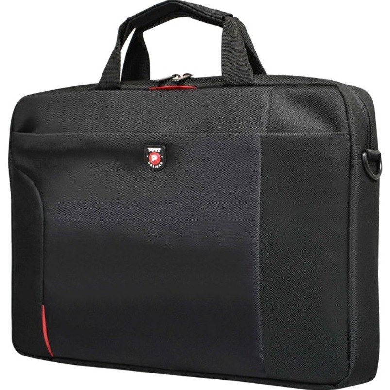 Port HOUSTON Carrying Case (Briefcase) for 39.6 cm (15.6") Notebook - Black