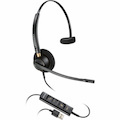 Poly EncorePro 515 Wired Over-the-head, On-ear Mono Headset - Black - TAA Compliant
