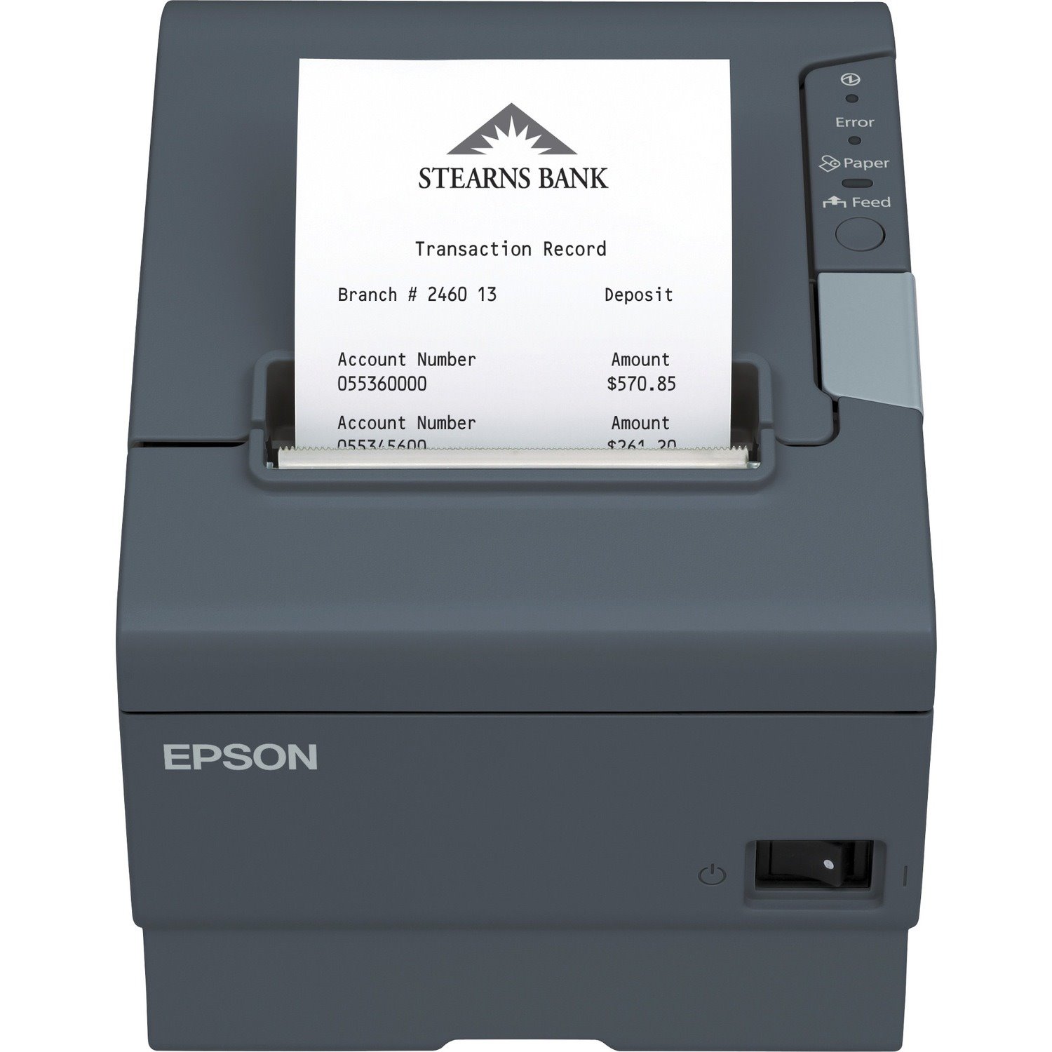 Epson TM-T88V Direct Thermal Receipt Printer - Monochrome - Receipt Print - 11.81 In/s Mono - 4 Kb - Usb - Serial - Receipt, Direct Thermal Paper - 3.15" Label Width