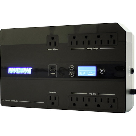 Minuteman Enspire-G EN900LGU 900VA Compact/Desktop/Floor/Wall Mountable UPS