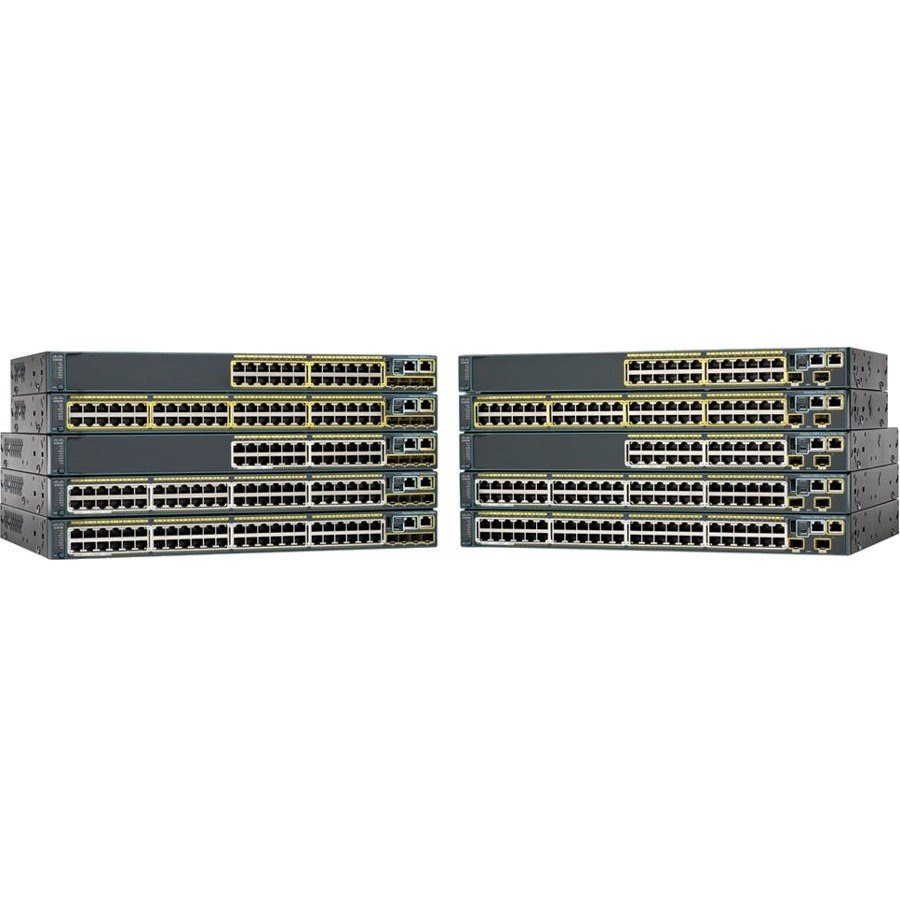 Cisco-IMSourcing Catalyst WS-C2960S-48FPD-L Stackable Ethernet Switch
