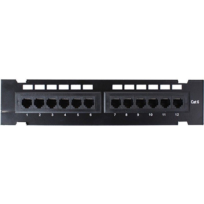 4XEM 12 Port CAT6 Wall Mount Patch Panel