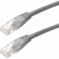 4XEM 35FT Cat5e Molded RJ45 UTP Network Patch Cable (Gray)
