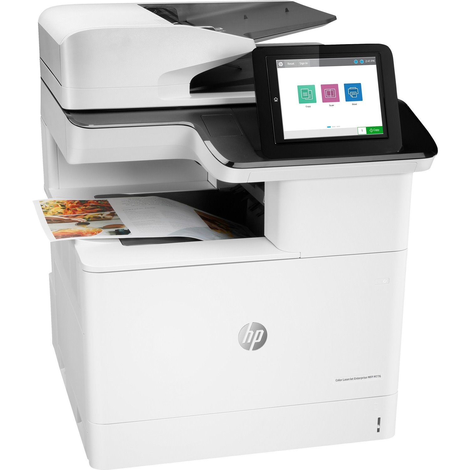 HP LaserJet Enterprise M776dn Laser Multifunction Printer - Color