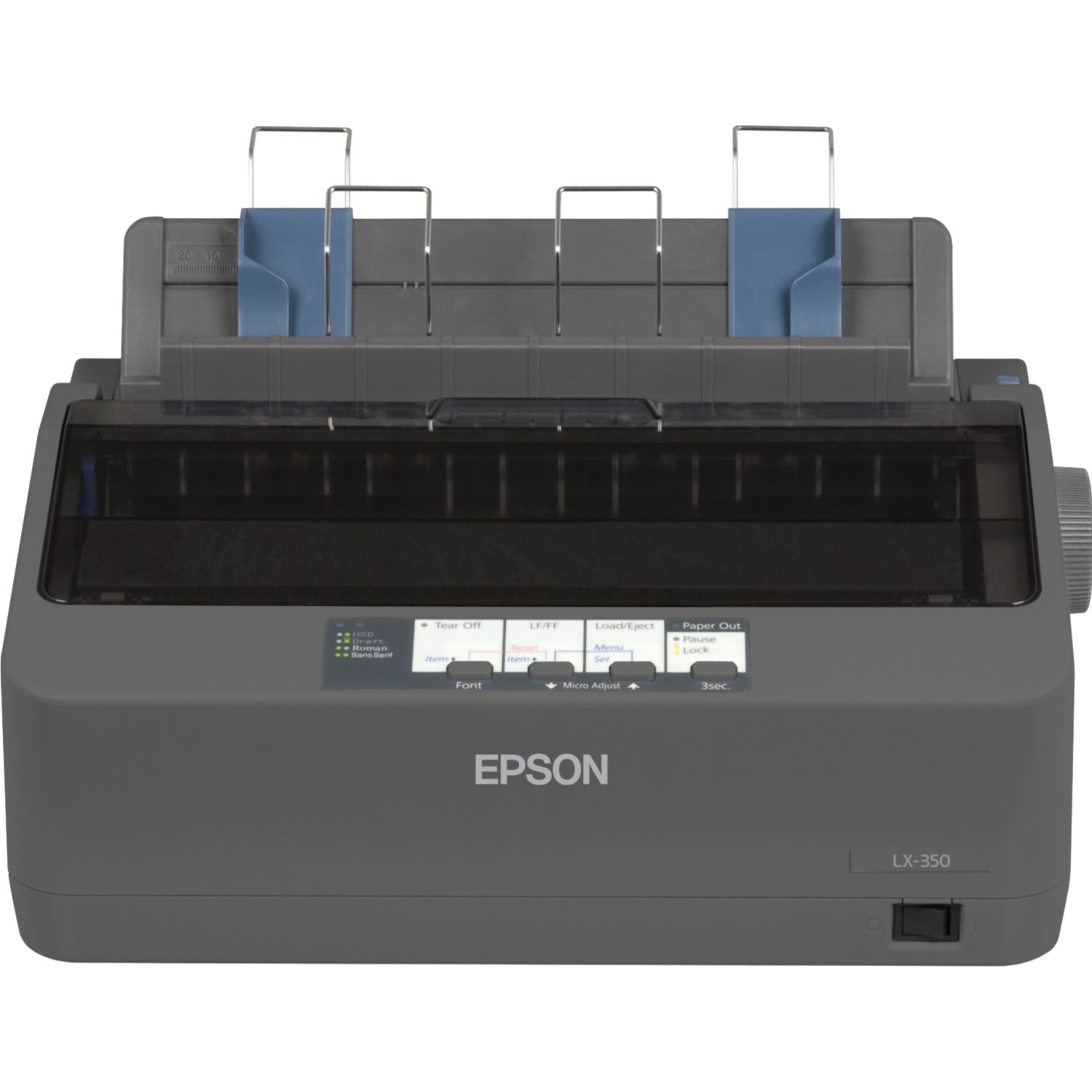 Epson LX-350 9-pin Dot Matrix Printer - Monochrome - Energy Star