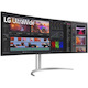 LG Ultrawide 49WQ95C-W 49" Class Dual Quad HD (DQHD) Curved Screen Gaming LCD Monitor - 32:9