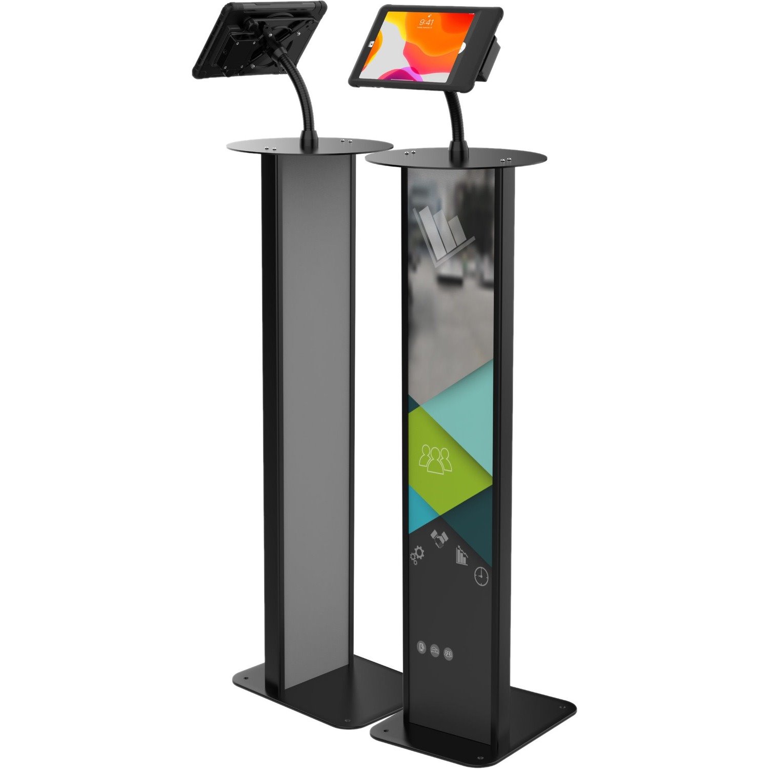 CTA Digital Floor Stand Workstation with Inductive Charging Case