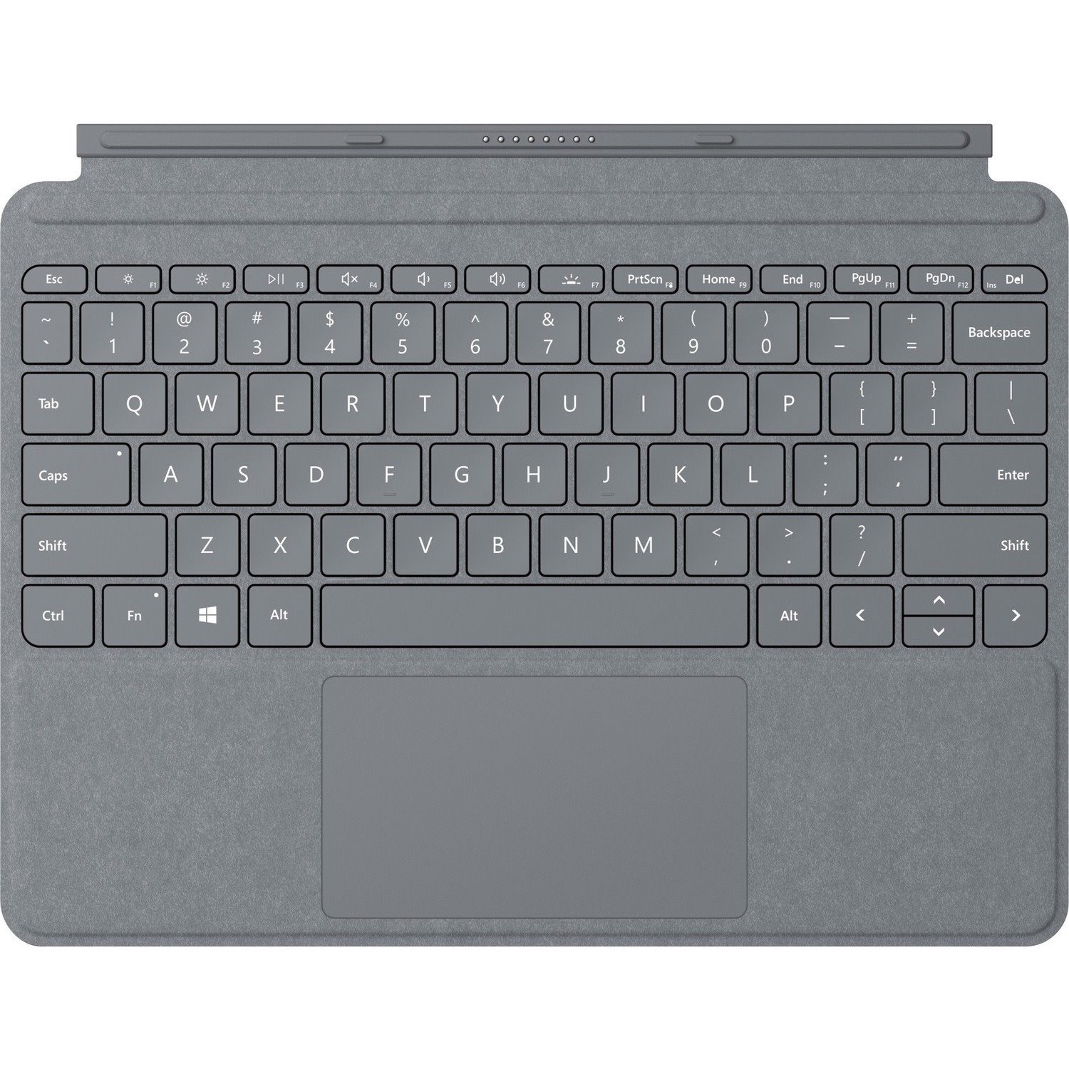 Microsoft Type Cover Keyboard/Cover Case Microsoft Surface Go 2, Surface Go Tablet - Charcoal