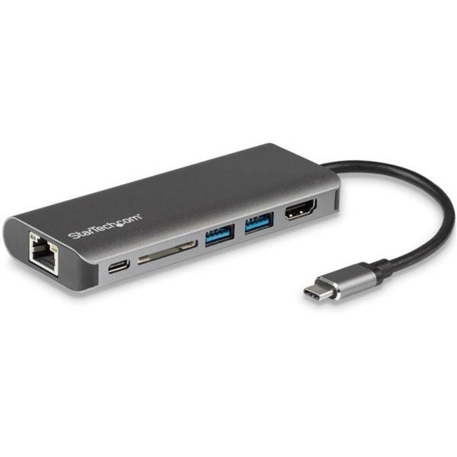 StarTech.com USB Type C Docking Station for Notebook - Yes - SD, SDXC, SDHC - 60 W - Black, Grey