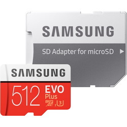 Samsung EVO Plus 512 GB Class 10/UHS-I (U3) microSDXC