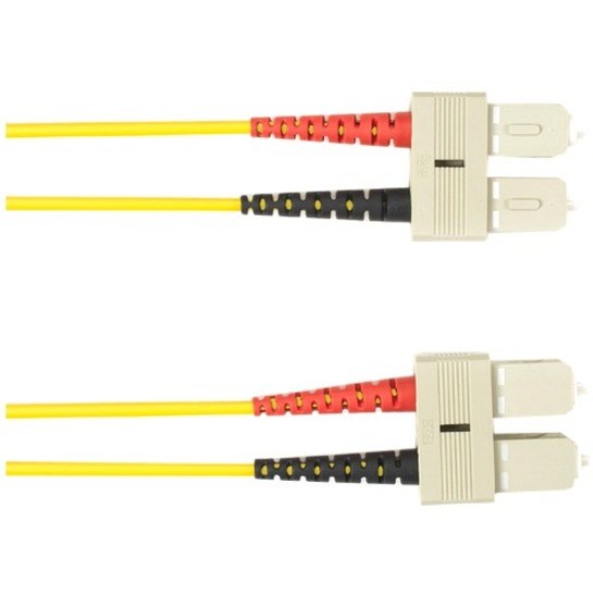 Black Box 5-m, SC-SC, 62.5-Micron, Multimode, PVC, Yellow Fiber Optic Cable