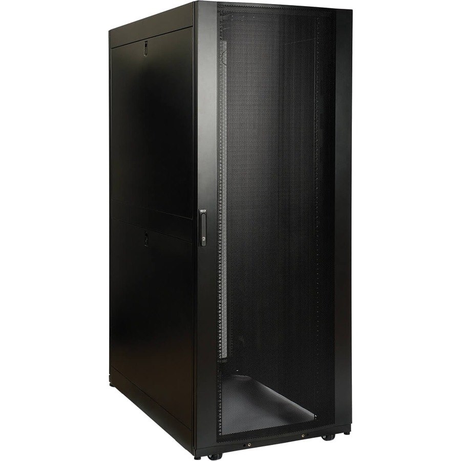 Eaton Tripp Lite Series 45U SmartRack Deep and Wide Rack Enclosure Cabinet with doors & side panels