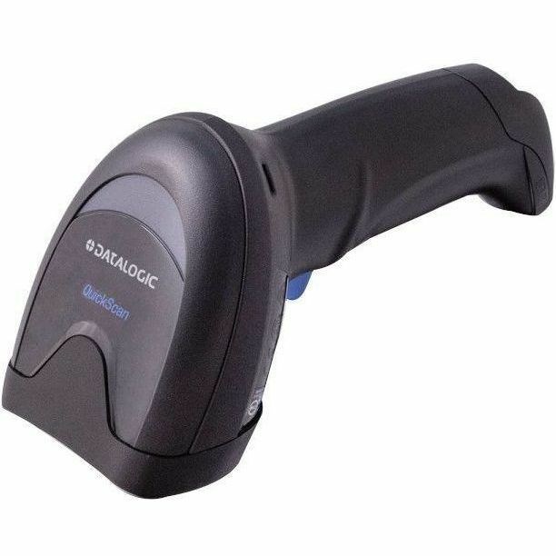 Datalogic QuickScan QM2500 Retail, Commercial Service, Hospitality, Transportation, Government, Laboratory Handheld Barcode Scanner Kit - Wireless Connectivity - Black - USB Cable Included