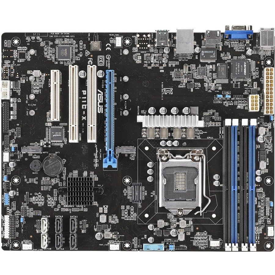 Asus P11C-X Server Motherboard - Intel C242 Chipset - Socket H4 LGA-1151 - ATX