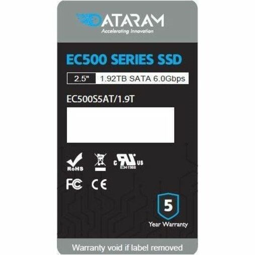 Dataram 2 TB Solid State Drive - 2.5" Internal - SATA (SATA/600)