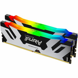 Kingston FURY Renegade RAM Module for Motherboard - 32 GB (2 x 16GB) - RGB - DDR5-8000/PC5-64000 DDR5 SDRAM - 8000 MHz Single-rank Memory - CL38 - 1.45 V