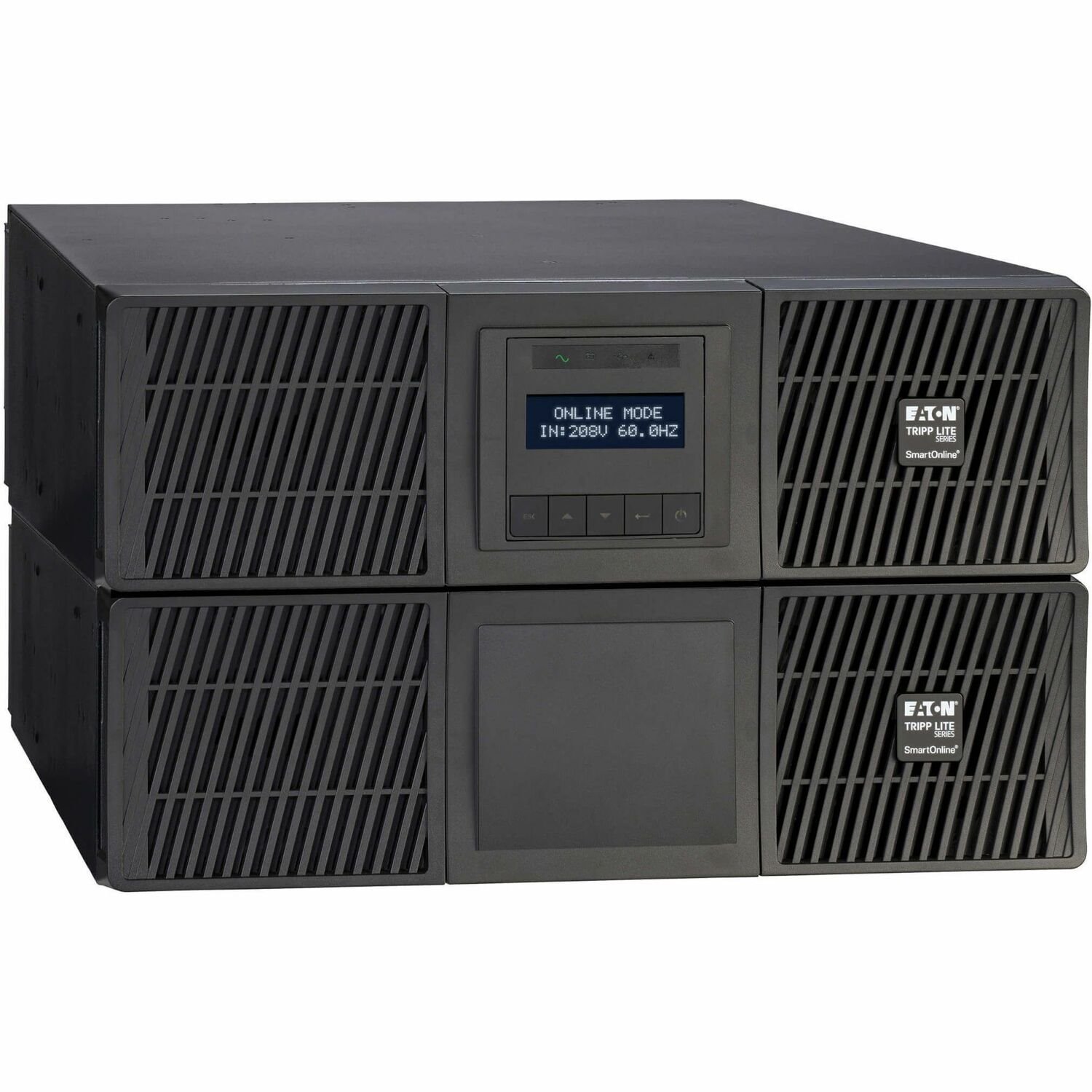 Eaton Tripp Lite Series SmartOnline 5000VA 4500W 120/208V Online Double-Conversion UPS with Stepdown Transformer - 18 5-20R, 2 L6-20R and 1 L6-30R Outlets, L6-30P Input, Network Card Included, Extended Run, 6U