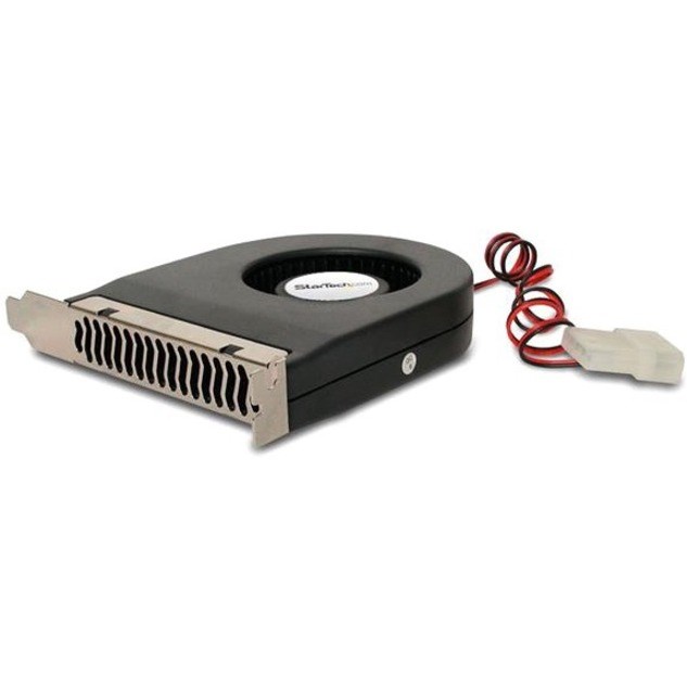 StarTech.com Expansion Slot Rear Exhaust Cooling Fan with LP4 Connector - PC Case Exhaust Fan/Video Card Cooler Fan - System fan kit