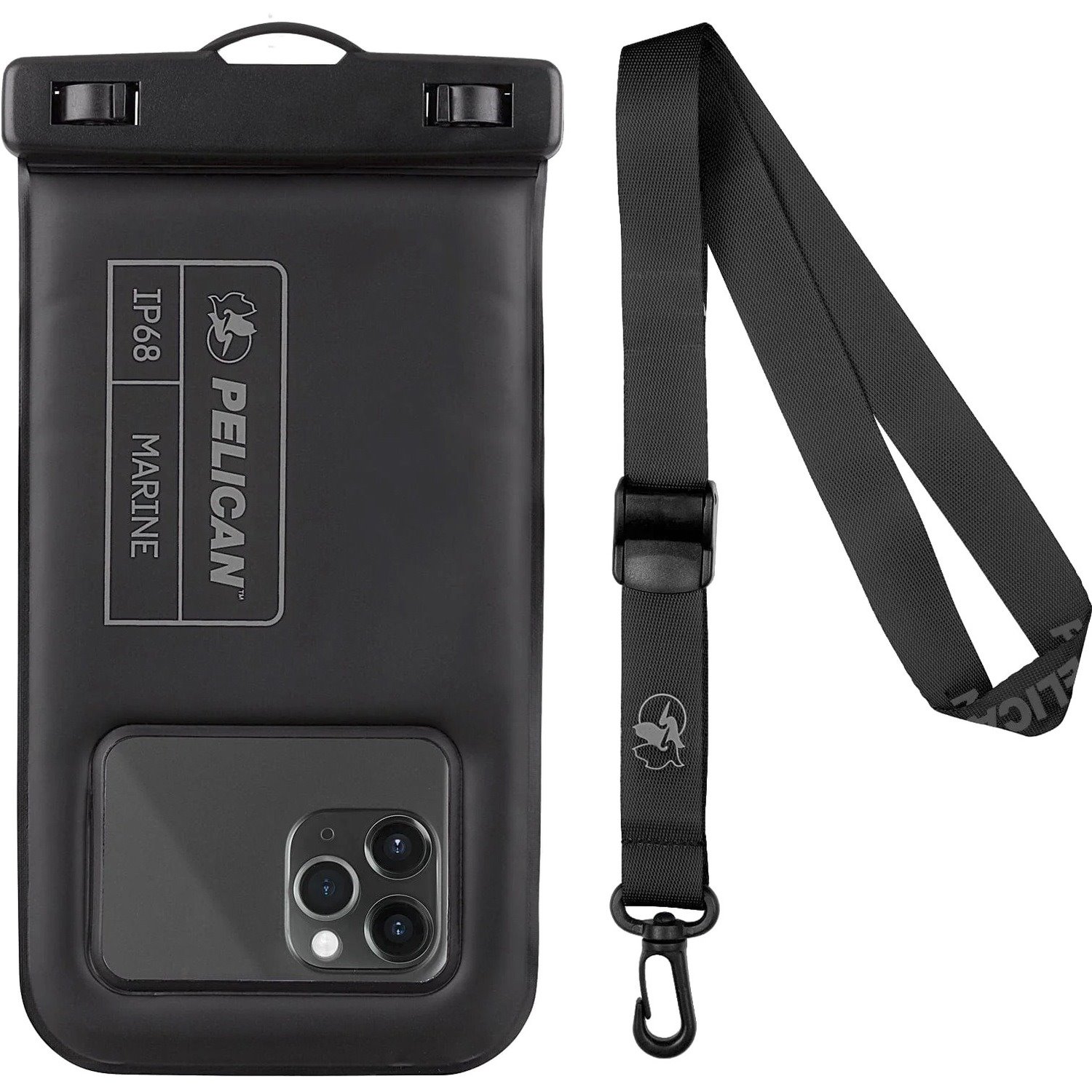 Pelican Marine Carrying Case (Pouch) Smartphone - Stealth Black