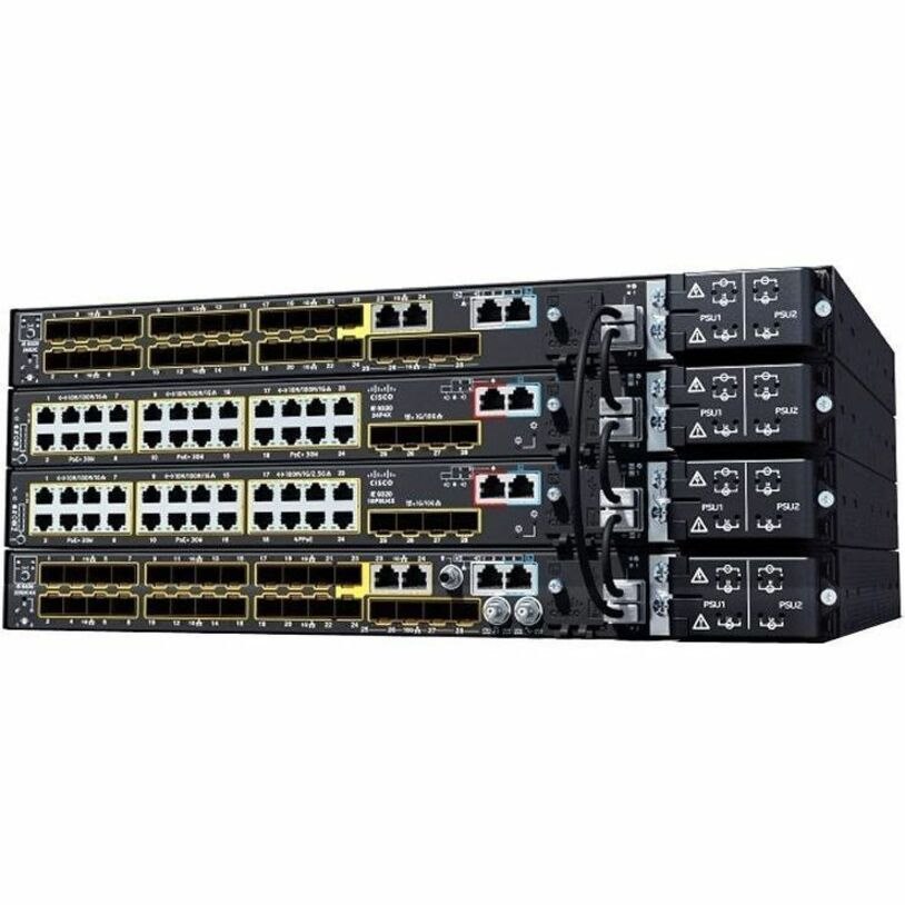 Cisco Catalyst IE9300 24 Ports Manageable Ethernet Switch - Gigabit Ethernet, 2.5 Gigabit Ethernet, 10 Gigabit Ethernet - 10/100/1000Base-T, 10GBase-X, 2.5GBase-T