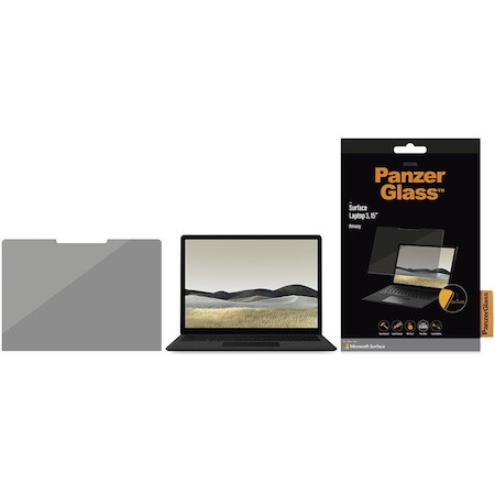 PanzerGlass Original Tempered Glass, Silicone Anti-glare Privacy Screen Filter