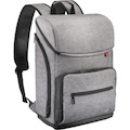 MOBILIS Trendy Carrying Case (Backpack) for 35.6 cm (14") to 40.6 cm (16") Notebook, Tablet PC, Accessories - Flecked Gray
