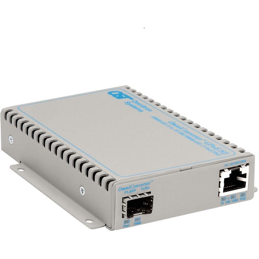 OmniConverter SE 10/100/1000 PoE Gigabit Ethernet Fiber Media Converter Switch RJ45 SFP