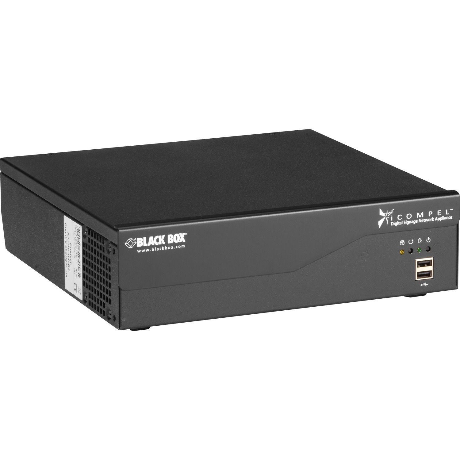 Black Box iCOMPEL Digital Signage CMS Content Server & Software - 25 Player