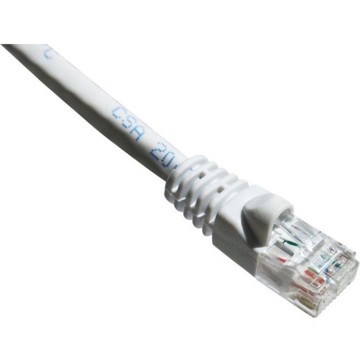 Axiom 7FT CAT6A 650mhz Patch Cable Molded Boot (White) - TAA Compliant
